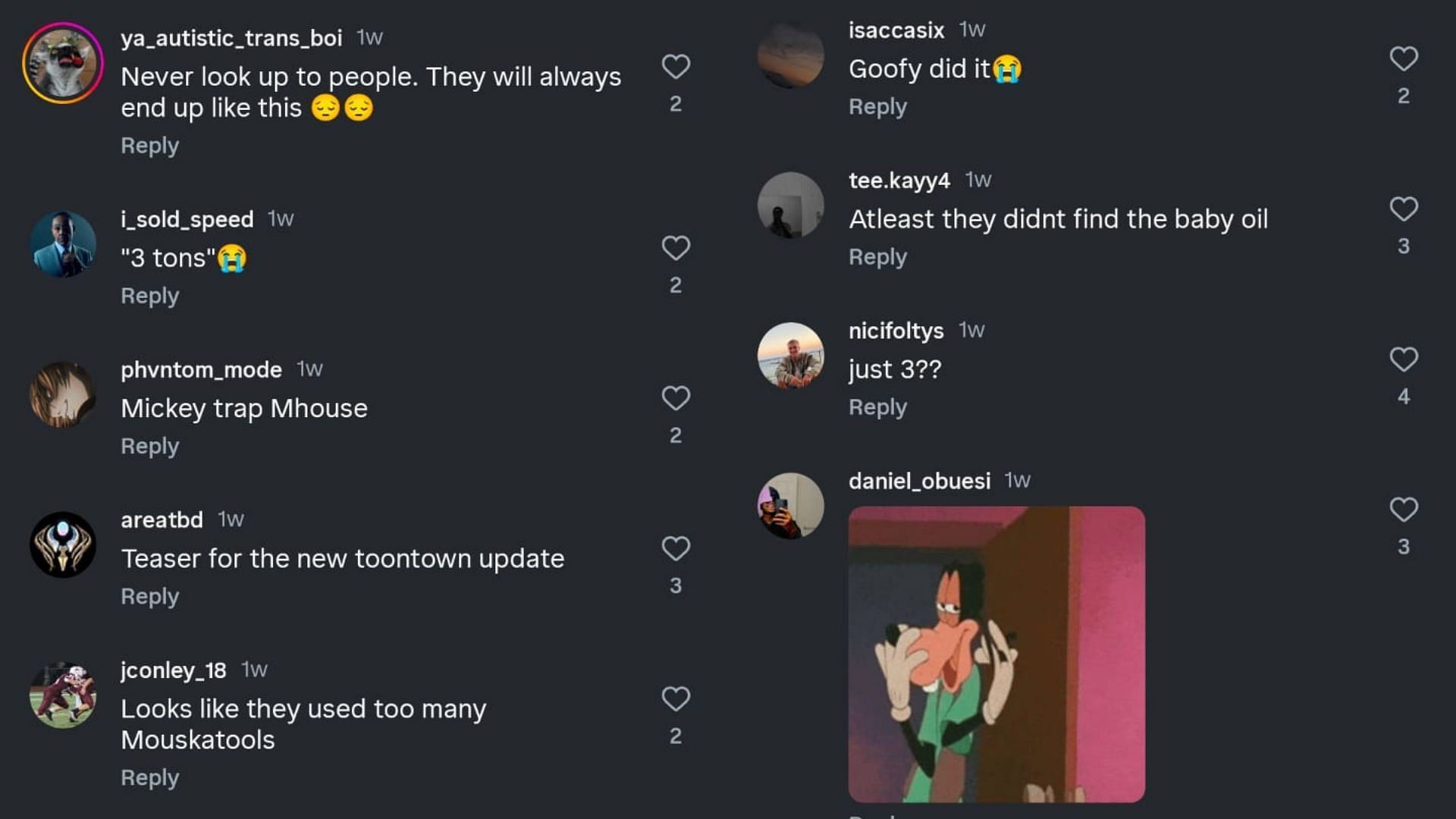 An image for fake news on a major drug bust, Instagram comments (Image via Instagram)